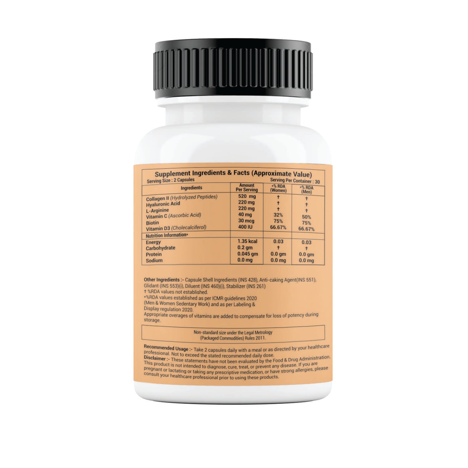 Wellza Collagen Capsule 520mg