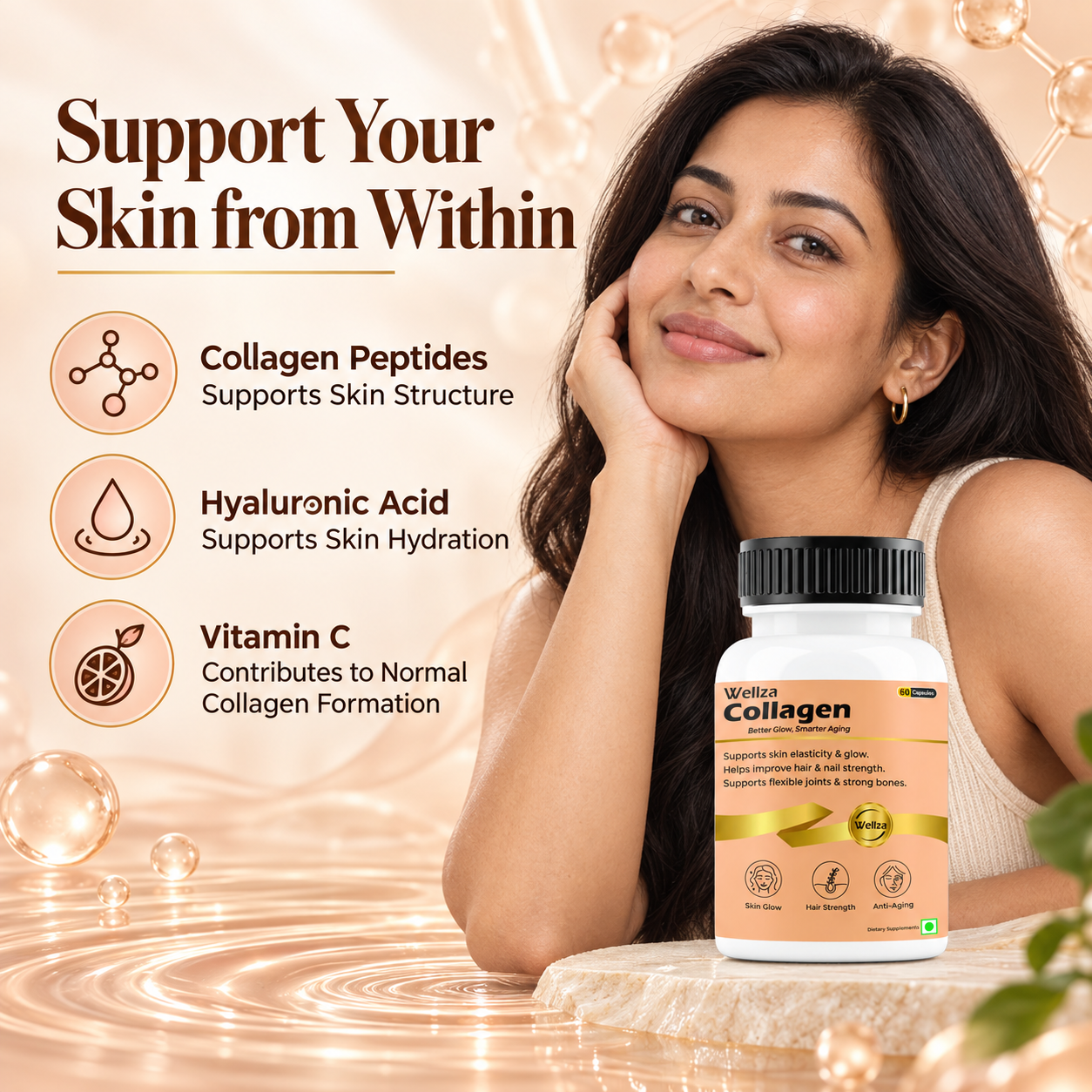 Wellza Collagen Capsule 520mg