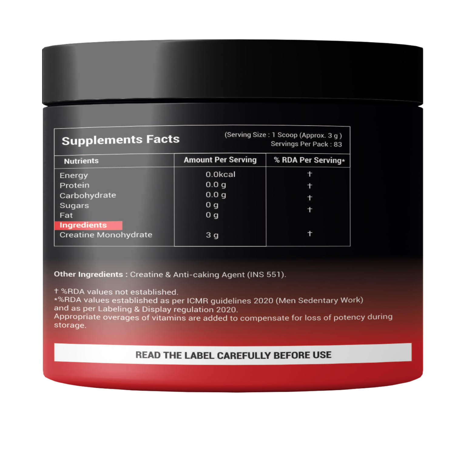 Wellza Micronized Creatine