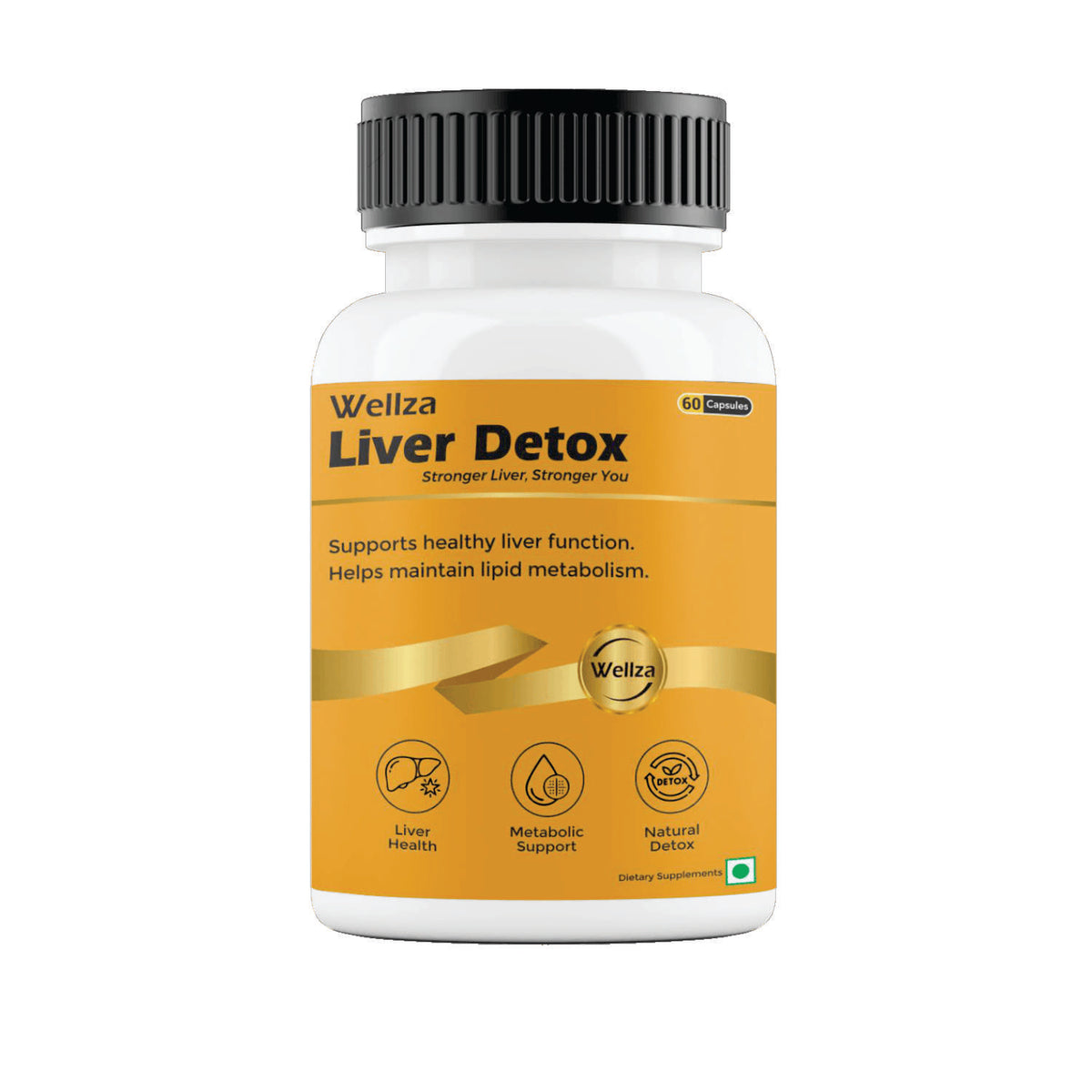 Wellza Liver Detox Capsules with Milk Thistle 600 mg