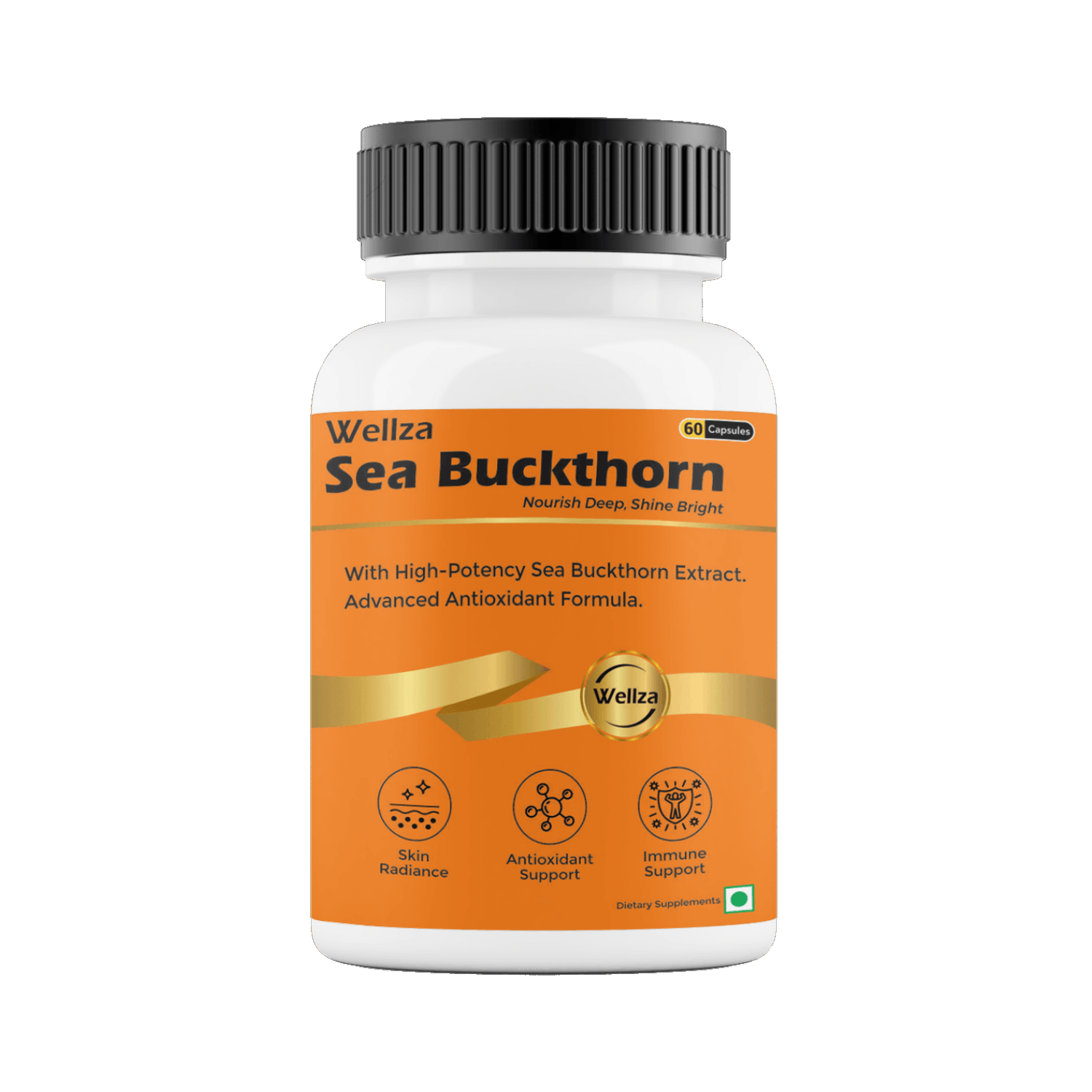 Wellza Sea Buckthorn Extract 900 mg with Moringa Extract