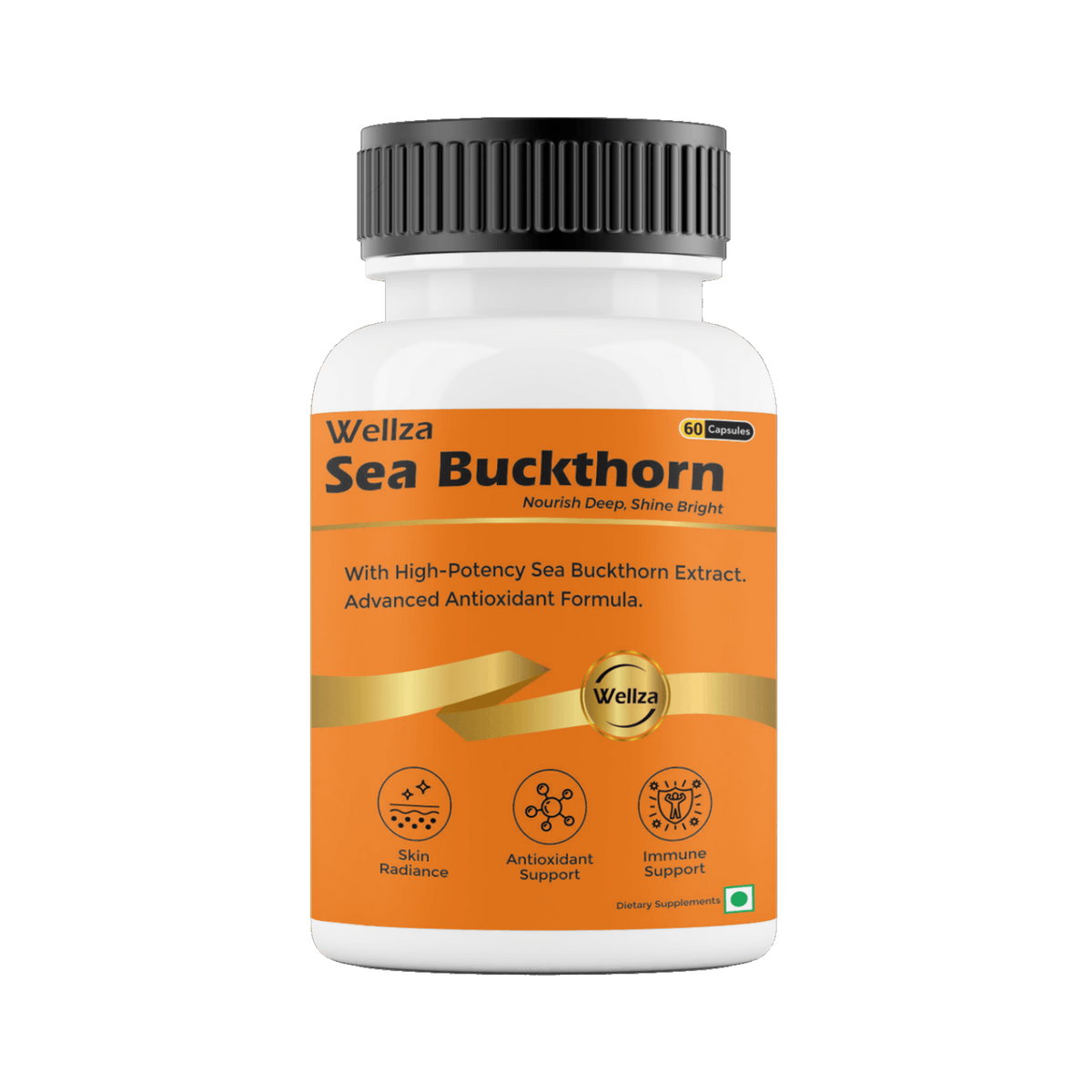 Wellza Sea Buckthorn Extract 900 mg with Moringa Extract