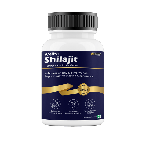 Wellza Shilajit Capsules Adult Nutraceutical Supplement
