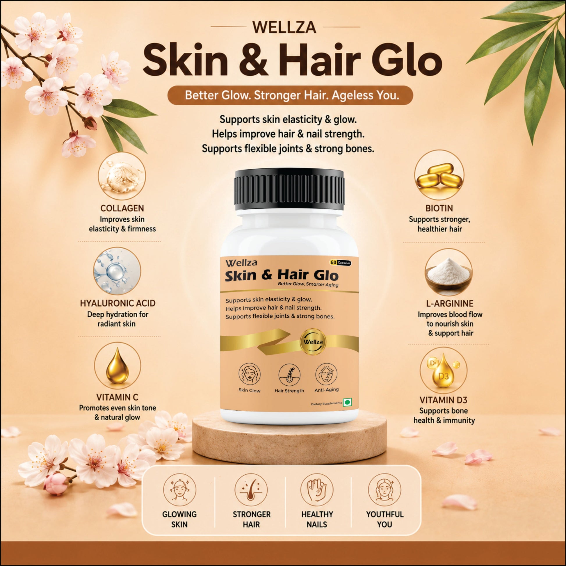 Wellza Skin & Hair Glo My Store 2