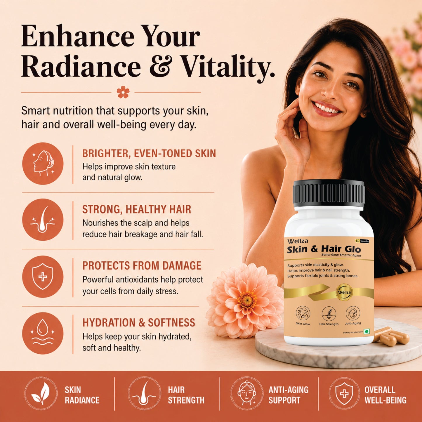 Wellza Skin & Hair Glo My Store 2